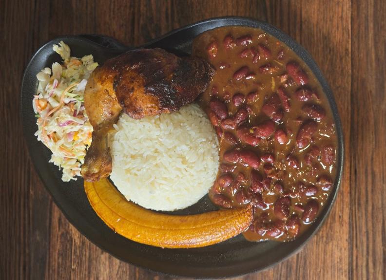 Bandeja de pollo asado